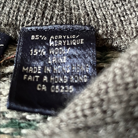 Vintage Weekend Edition Winter Oversize Sweater Fair Ise Men’s S Women’s XL - Picture 7 of 8